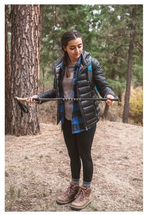 TREKKING POLES WITH FAST LOCK